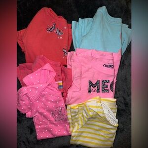 Baby girl shirt bundle size 9 months